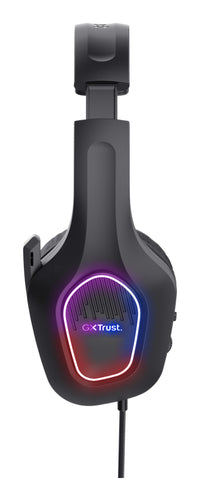 Trust GXT 416 ZIROX Headset Wired Head-band Gaming USB Type-A Black Trust GXT 416 ZIROX Headset Wired Head-band Gaming USB Type-A Black
